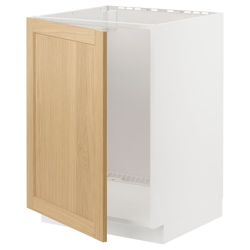 METOD, base cabinet for sink, 60x60 cm, 595.091.00