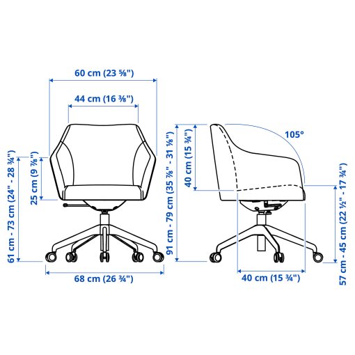 TOSSBERG/LANG, conference chair, 595.131.02