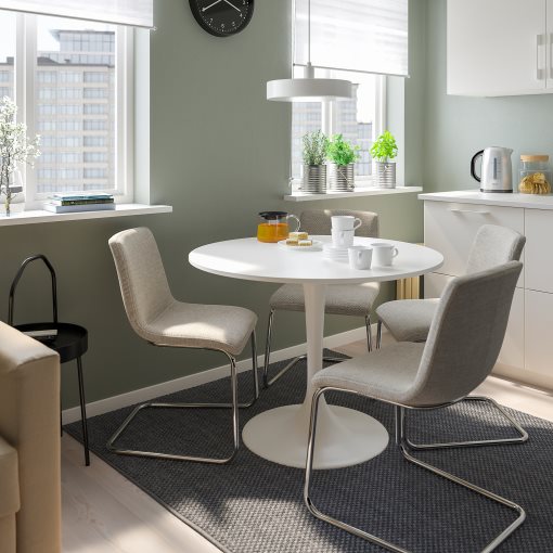 DOCKSTA/LUSTEBO, table and 4 chairs, 103 cm, 595.235.30