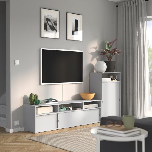 SPIKSMED, TV storage combination, 215x32x96 cm, 595.352.98