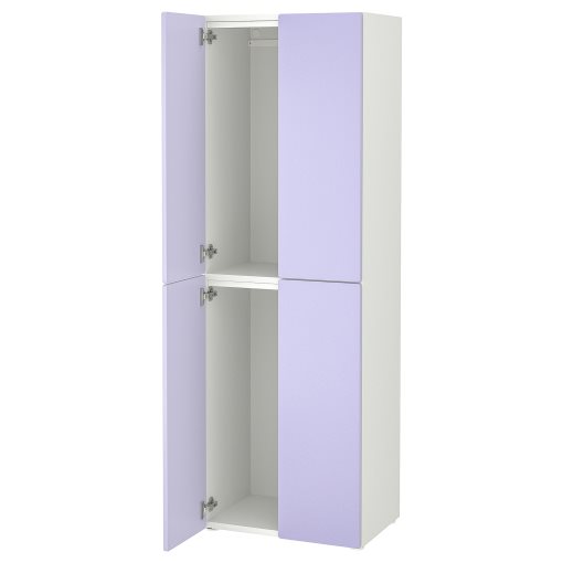 SMASTAD/PLATSA, wardrobe with 2 clothes rails, 60x42x181 cm, 595.489.79