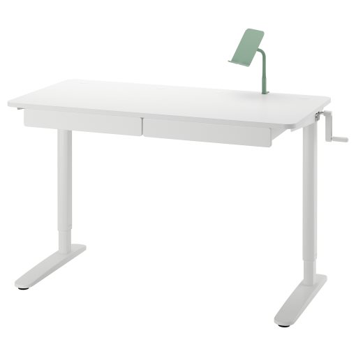 RELATERA, desk combination sit/stand, 117x60 cm, 595.557.62