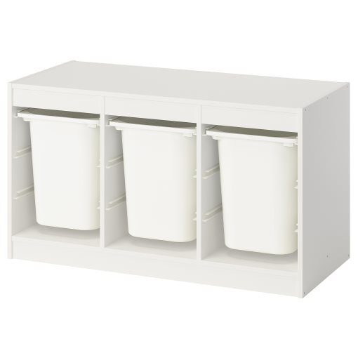 TROFAST, storage combination with boxes, 99x44x56 cm, 595.747.32