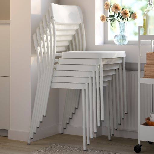 VIHALS, table and 6 chairs, 120/180x74 cm, 595.899.60