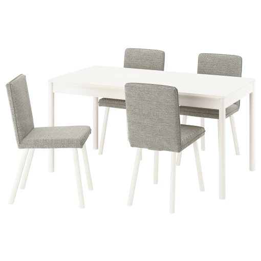 TONSTAD/TONSTAD, τραπέζι και 4 καρέκλες, 150x80 cm, 595.966.49