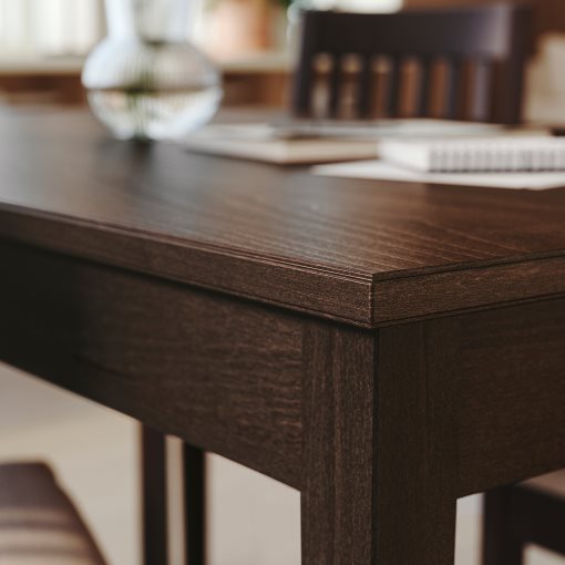 NÄSINGE/BERGMUN, τραπέζι και 4 καρέκλες, 130x80 cm, 595.970.26