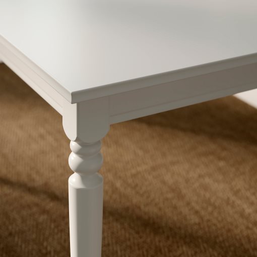 ROSENTORP, table and 4 chairs, 155/215x87 cm, 596.101.41