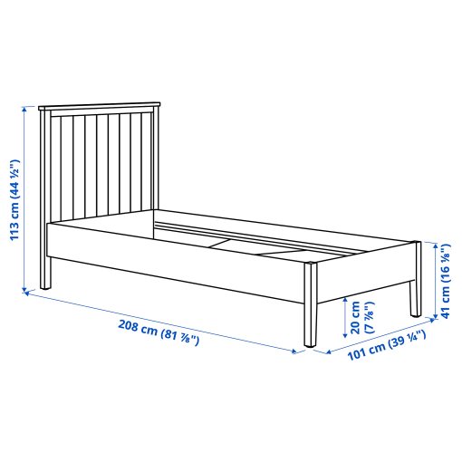 GULLABERG, bed frame, 90x200 cm, 596.145.54