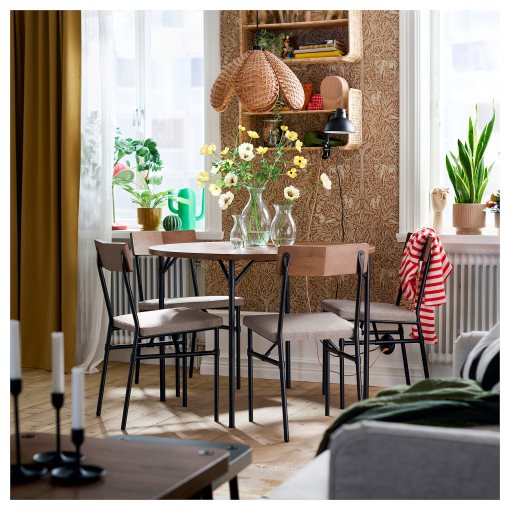 GRÖTÅN/GRÖTÅN, table and 4 chairs, 105 cm, 596.174.30