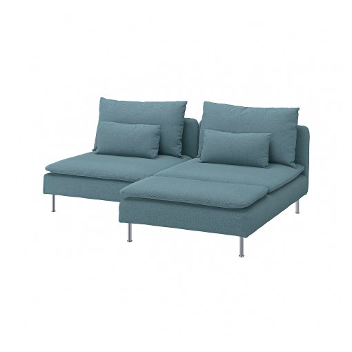 SÖDERHAMN, 2-seat sofa with chaise longue, 596.217.62