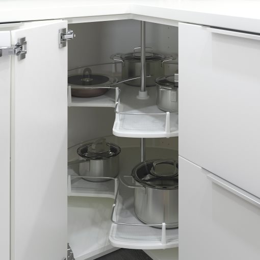 UTRUSTA, corner base cabinet carousel, 602.152.91