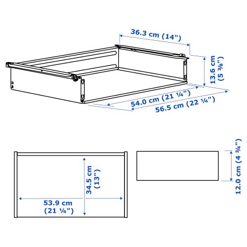 HJÄLPA, συρτάρι χωρίς πρόσοψη, 603.309.84