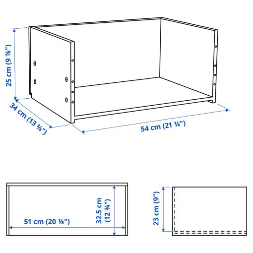 BESTÅ, drawer frame, 603.515.18