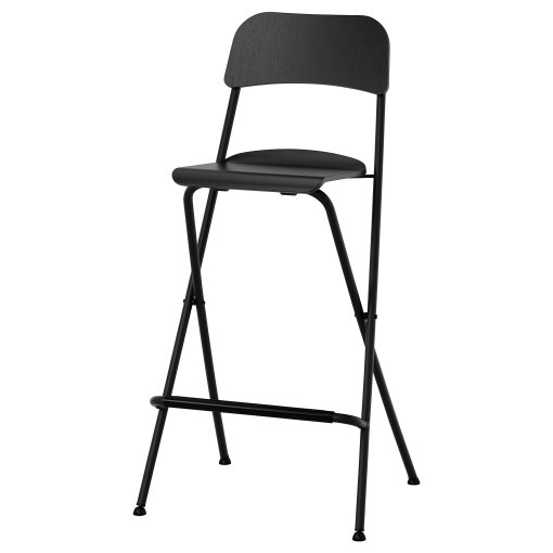 FRANKLIN, bar stool with backrest, foldable, 604.067.85