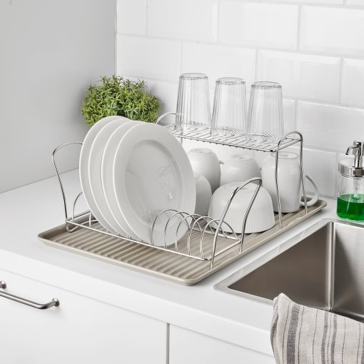 VÄLVÅRDAD, dish drying rack, 12x32 cm, 604.737.13