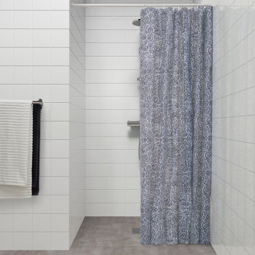ÄNGSKLOCKA, shower curtain, 180x200 cm, 604.967.57