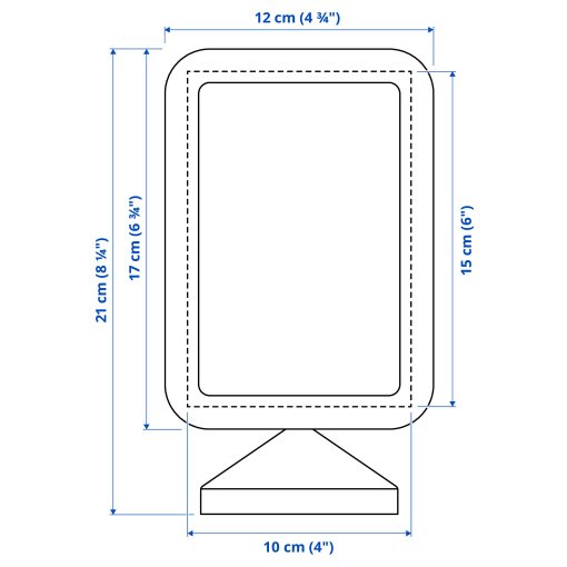 FIKONTRAD, frame, 10x15 cm, 605.187.16