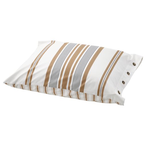 LAPPDUNÖRT, pillowcase/striped, 50x60 cm, 605.264.34
