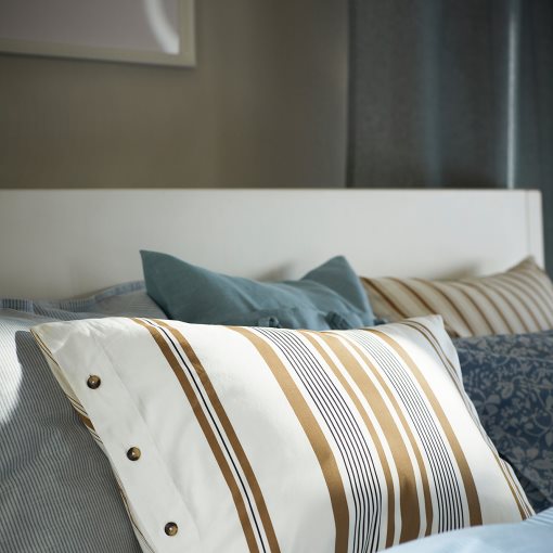 LAPPDUNÖRT, pillowcase/striped, 50x60 cm, 605.264.34