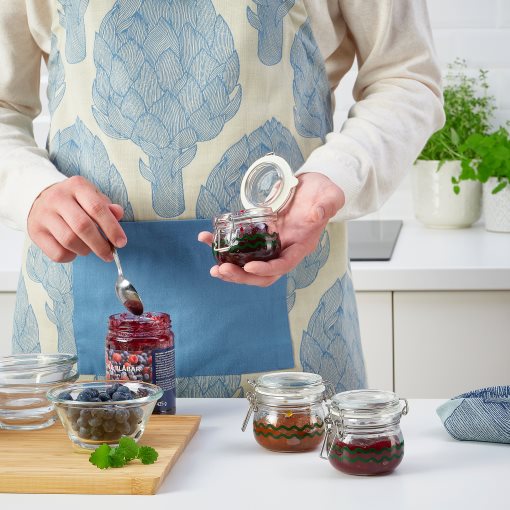 KORKEN, βάζο με καπάκι, 3τεμ. 13 cl, 605.430.42