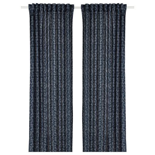 TRYSTÄVMAL, curtains 1 pair, 145x300 cm, 605.565.05