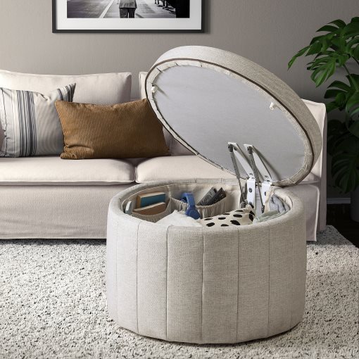 SIDSJÖ, pouffe with storage, 605.623.42