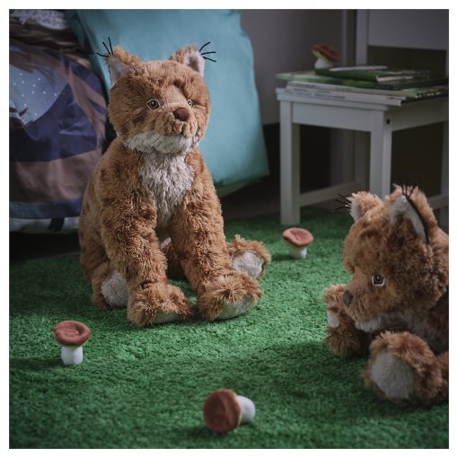 SKOGSDUVA, soft toy/lynx,, 605.786.68