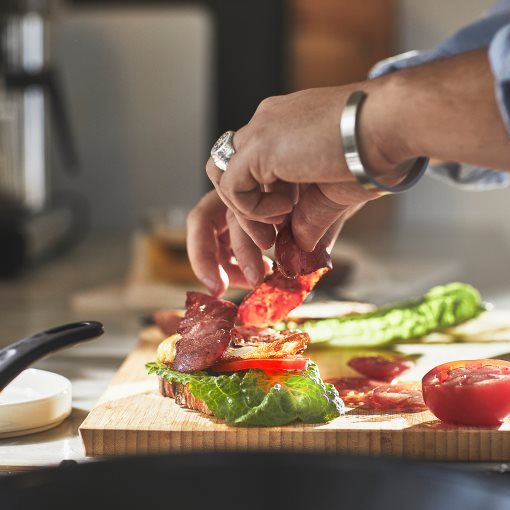 HEMLAGAD, frying pan non-stick coating, 24 cm, 605.808.93