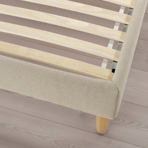 IDANÄS, upholstered bed frame, 140x200 cm, 605.880.64