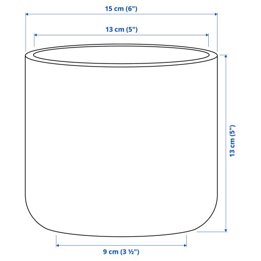 BUSKKAPRIFOL, κασπό εσωτερικού/εξωτερικού χώρου, 12 cm, 605.958.99