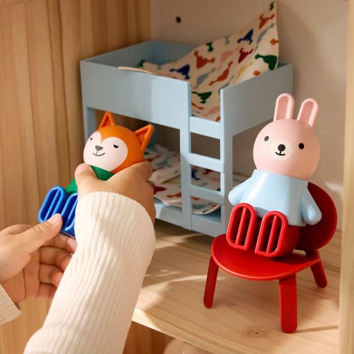 HUSET, έπιπλα/φιγούρες για κουκλόσπιτο/υπνοδωμάτιο/μπάνιο, 605.974.93