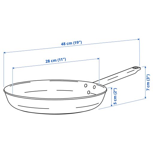 GULDÖRING, τηγάνι με αντικολλητική επένδυση, 28 cm, 606.094.86
