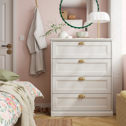 FÅGELFJÄLLET, chest of 4 drawers, 82x51x101 cm, 606.116.39