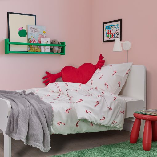 LÖVSÅNGARE, παπλωματοθήκη και μαξιλαροθήκη, 150x200/50x60 cm, 606.122.43