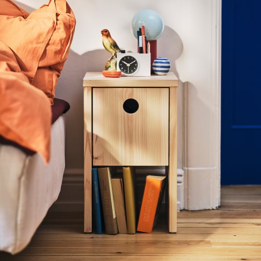 IKEA PS 2026, κομοδίνο με πτυσσόμενη πόρτα, 30x30x50 cm, 606.199.42