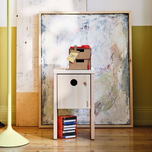 IKEA PS 2026, κομοδίνο με πτυσσόμενη πόρτα, 30x30x50 cm, 606.199.42