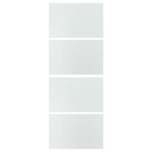 LUNDBRÄSMA, 4 panels for sliding door frame, 75x201 cm, 606.292.34