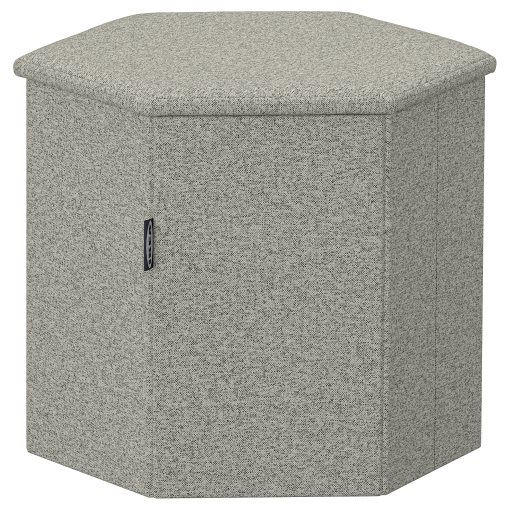 KJUGE, pouffe with storage, 606.296.77
