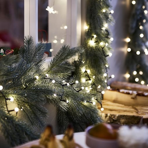 VINTERFINT, artificial garland in/outdoor/winter, 3 m, 606.365.93