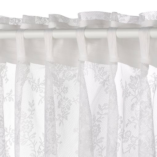 ALVINESPETS, net curtains with heading tape/1 pair, 145x280 cm, 606.371.49