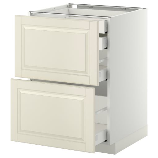 METOD/MAXIMERA, base cabinet 2 fronts/2 low/1 medium/1 high drawer, 691.045.66