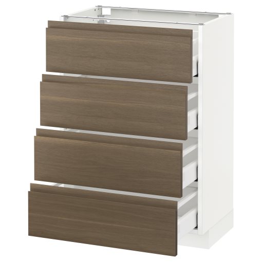 METOD/MAXIMERA, base cabinet 4 fronts/4 drawers, 691.316.78