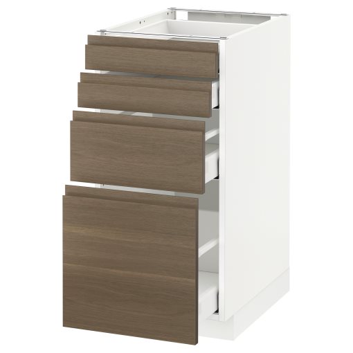 METOD/MAXIMERA, base cabinet 4 fronts/4 drawers, 691.317.20