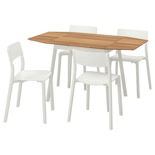 IKEA PS 2012/JANINGE, τραπέζι και 4 καρέκλες, 691.614.82