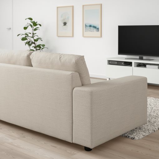 VIMLE, corner sofa, 4-seat with wide armrests, 694.017.93