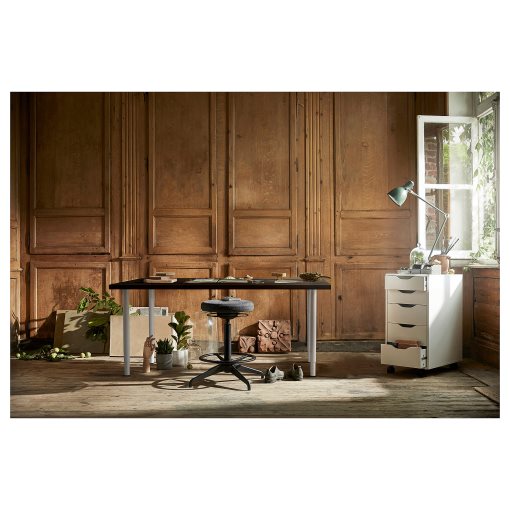 LAGKAPTEN/OLOV, desk, 140x60 cm, 694.174.83
