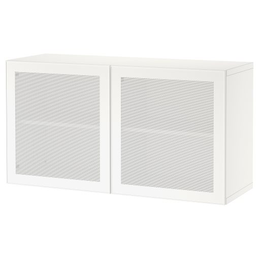 BESTÅ, shelf unit with doors, 120x42x64 cm, 694.251.57