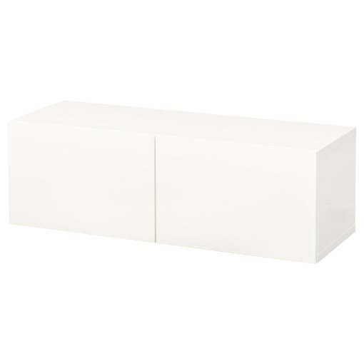 BESTÅ, wall-mounted cabinet combination, 120x42x38 cm, 694.318.65