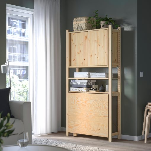 IVAR, 1 μονάδα/πτυσσόμενο τραπέζι/συρόμενη πόρτα, 89x30x179 cm, 694.695.18