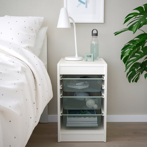 TROFAST, storage combination with boxes, 34x44x55 cm, 694.804.60